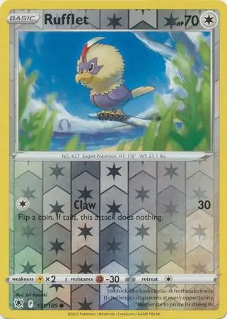 Astral Radiance Rufflet #131/189 reverse holo